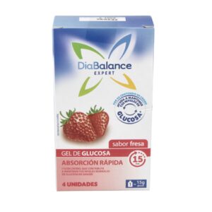 Diabalance Expert Gel Glucosa Absorcion Rapida  4 Sobres Fresa
