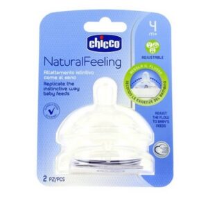 Tetina Silicona Chicco Step Up 2 B Ancha Flujo Regulable 2 M + 2 U