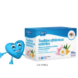 Care+ Toallitas oftálmicas estériles