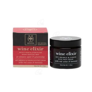Apivita Wine Elixir Crema Textura Rica Antiarrugas Reafirmante 50 Ml