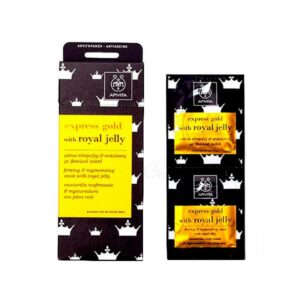 Apivita Express Gold Mascarilla Reafirmante Regeneradora Jalea Real 2 X 8 Ml
