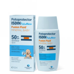 Fotoprotector Isdin Spf-50+ Fusion Fluid Mineral Pediatrics Baby 50 Ml
